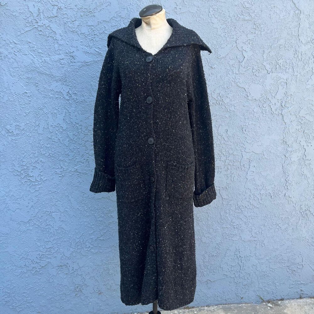 Y2k Duster Cardigan gray Sweater Size XL Fairycore goblincore